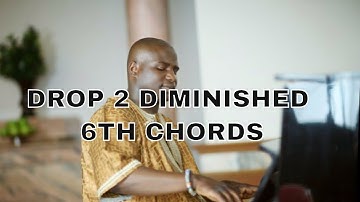 Barry Harris Drop 2 block diminished 6th chords Simplified , "How high the moon" Jazz Harmony