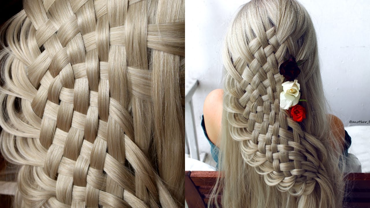 Easter Hairstyles, The Basket Weave Braid | Hairstyles For Girls - Princess  Hairstyles