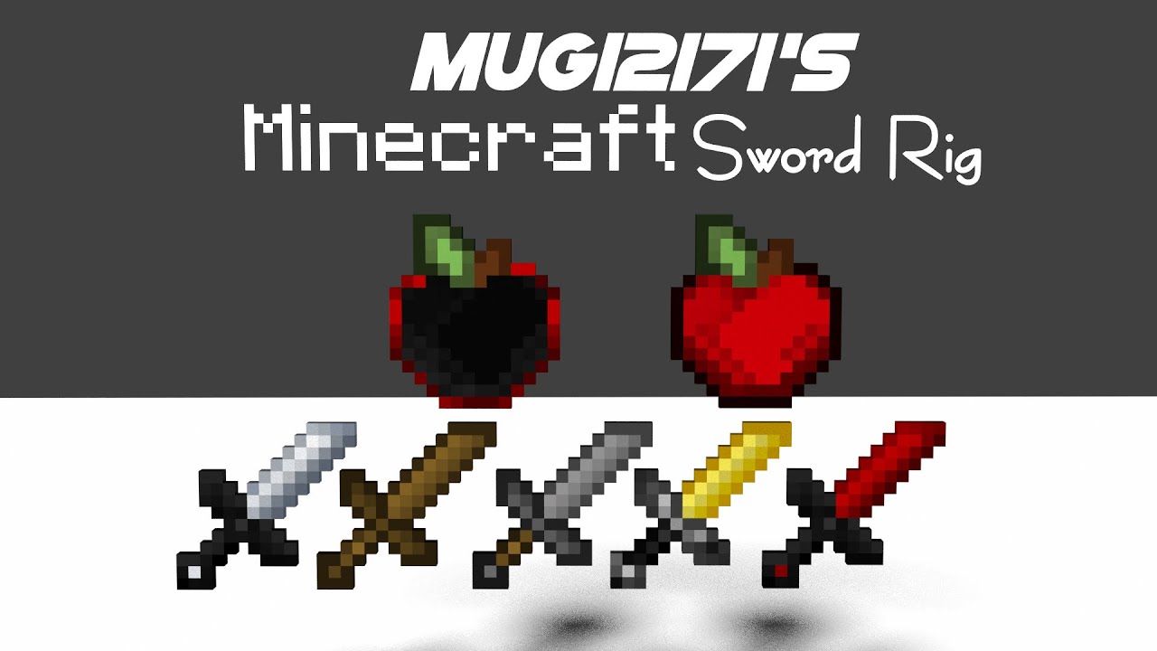 Sword Rig MUGI2171's Minecraft Sword Rig 【Blender】 - YouTube