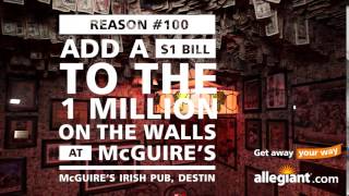 Reason #100: McGuires Irish Pub | @Allegiant