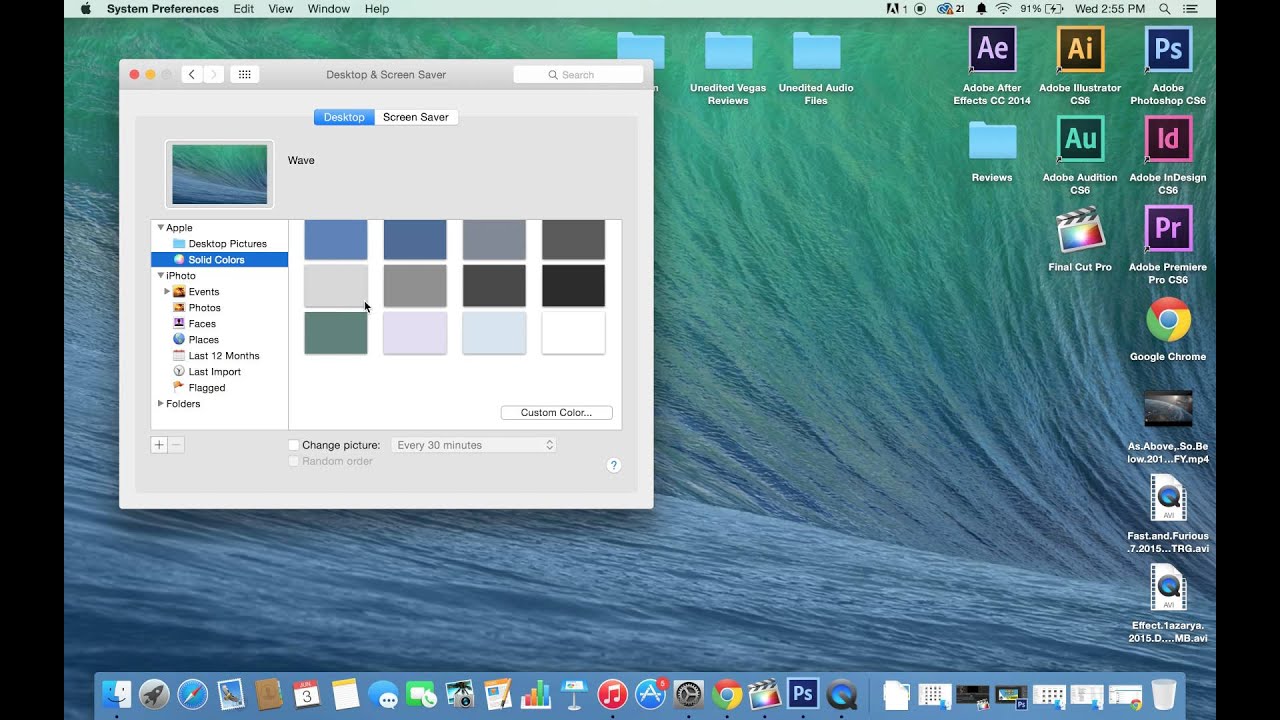 How To Change The Background On a Mac - YouTube