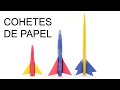 Cohetes de papel - Actividad STEM