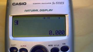 Configurar calculadora Casio fx 570 ES