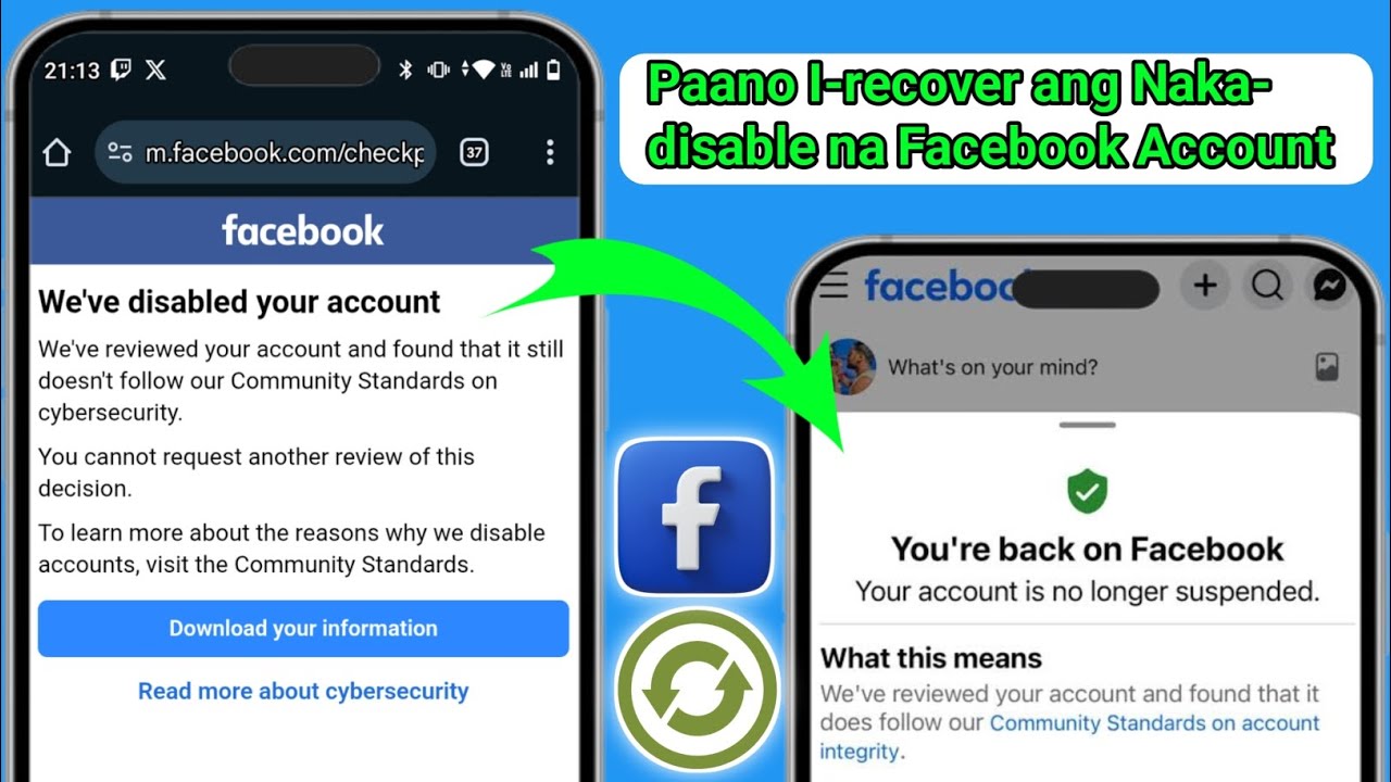 Paano Ibalik ang Permanenteng Na-disable na Facebook Account 2026 Update || Ibalik ang Na-disable na