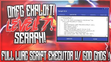 [OP!] NEW ROBLOX EXPLOIT - SERAPH (WORKING!) LUA WRAPPER w/ GREEN FIRE, HARAMBE, & MORE!