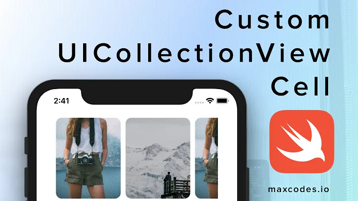 Custom CollectionView Cell In Swift 5 & Xcode 10 (2019)
