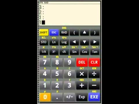 PG Calculator for Android  -  Simple stack operations