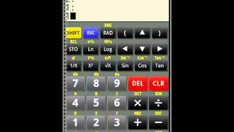 PG Calculator for Android  -  Simple stack operations