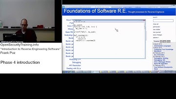 2013 Day1 P12: Intro to REing Software - Phase 4 Introduction