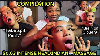 ASMR✨🇮🇳 3 HRS COMPILATION OF INDOOR LOCAL INDIAN🇮🇳 EAR INTENSE MASSAGE,HEAD MASSAGE 
