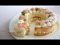 夏の桃のケーキ | Peach Cake