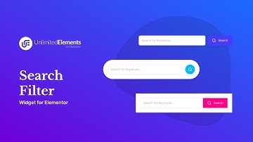 Search Filter Widget for Elementor