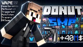 HOW TO CHEAT & BYPASS DONUTSMP (Base Finder) ft. VAPE CLIENT (X-Ray, Tracers, Freecam)