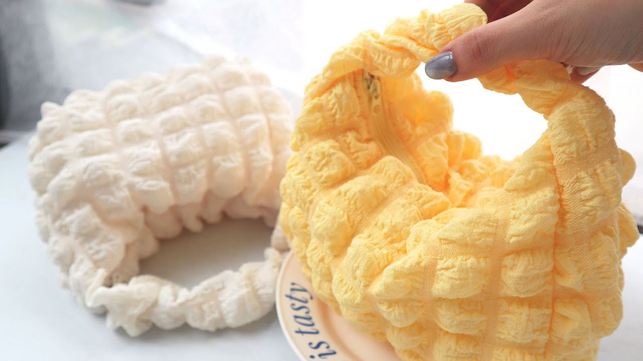 (eng)혹시..보부상이신가요?🦦요즘 유행이라는 구름백 직접 만들었어요!!