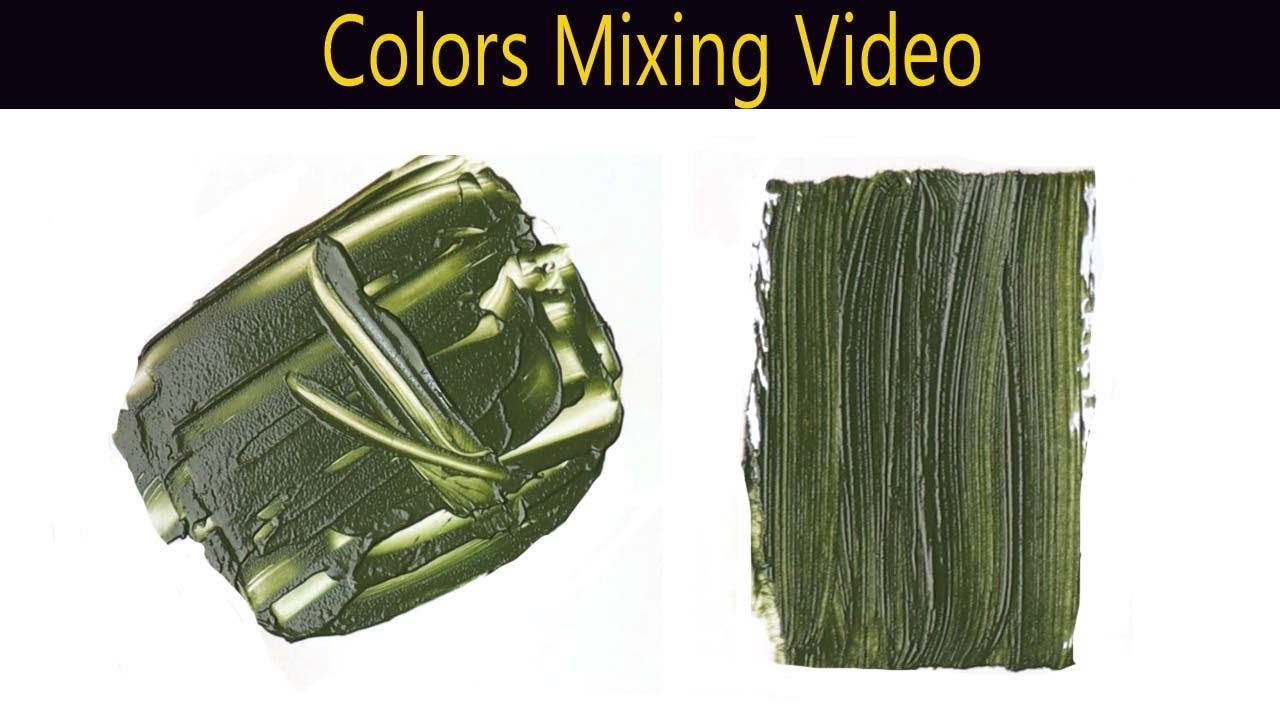 What Two Colors Mixing To Make Olive Drab Color YouTube What Two Colors Mixing To Make Olive Drab Color YouTube