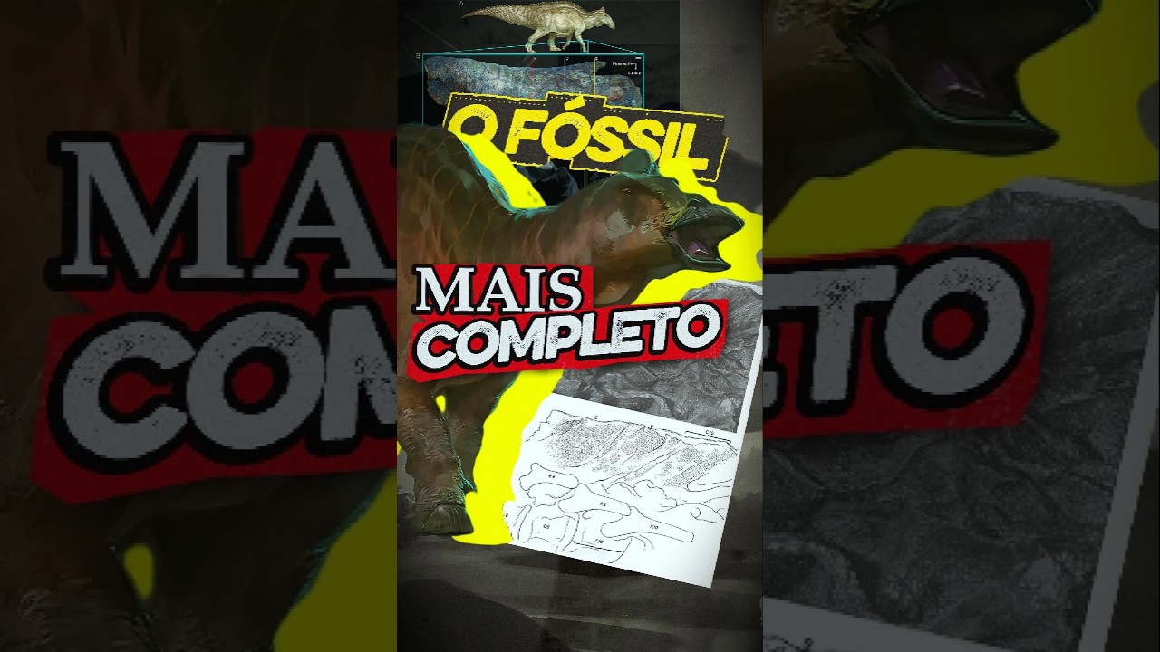 O fóssil mais completo da história | #dinossauro #paleontologia #curiosidade #fossil #dinossaurices