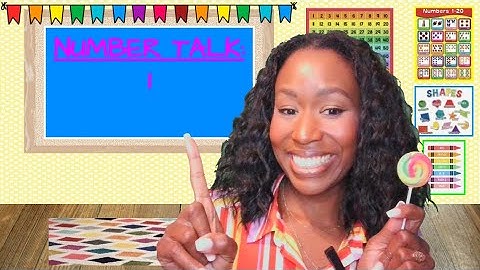 Kindergarten Number Talk: One