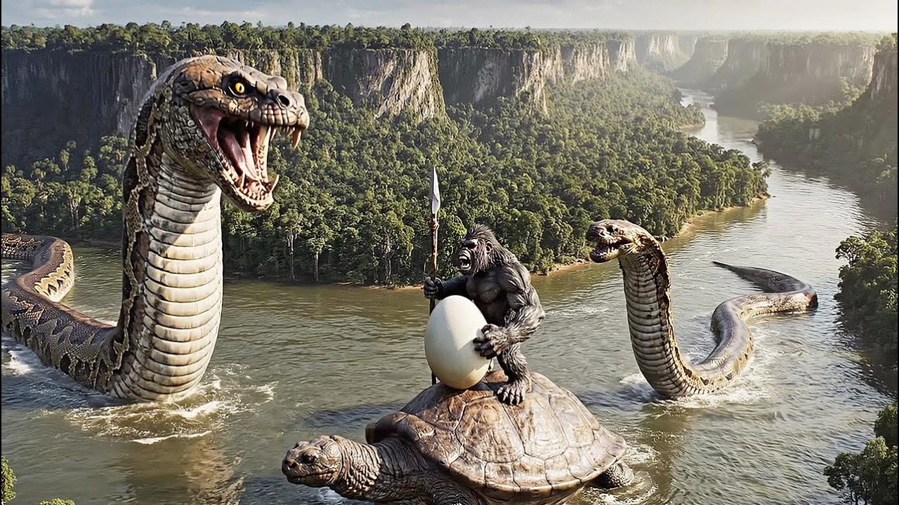 Prehistoric Humans vs Titanoboa: The Deadliest Battle in Ancient History (Episode 22)!