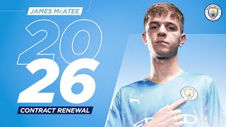 JAMES McATEE NEW CONTRACT! | Our Man City youngster extends his stay!