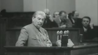 Stalin's Speech at the 19th CPSU Congress on October 14, 1952 (with English Subtitles)