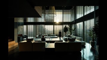 Noir // Matière, a brutalist sanctuary in the sky