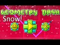 It's snowing in Geometry Dash!
