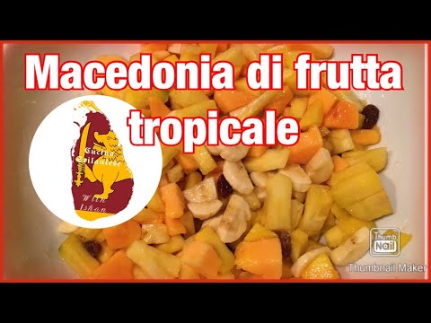 Video: Macedonia Di Frutta Con Banana