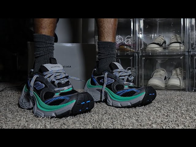 【BALENCIAGA】6xl Sneaker スニーカー Balenciaga 6XL Sneaker Black, Green, Blue | Unboxing & On
