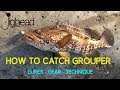 How to catch GROUPER (Hamour) on shore  - Rock fishing guide