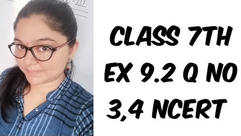 Q 3,4 - Ex 9.2-Rational Numbers - Class-7th Chapter 9