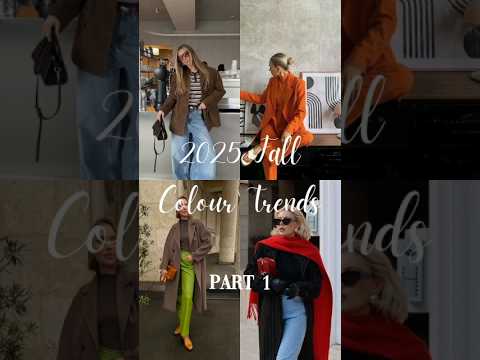 2025 Fall Colour Trends Part 1 Modascene Fall Autumncolors