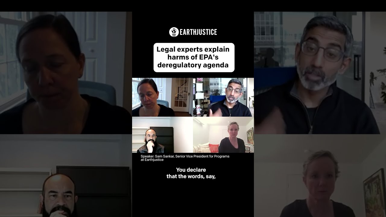 Legal Experts Explain The Harms Of EPA S Deregulatory Agenda