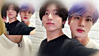 Jin Bts Purple Hair Jungkok Dan 
