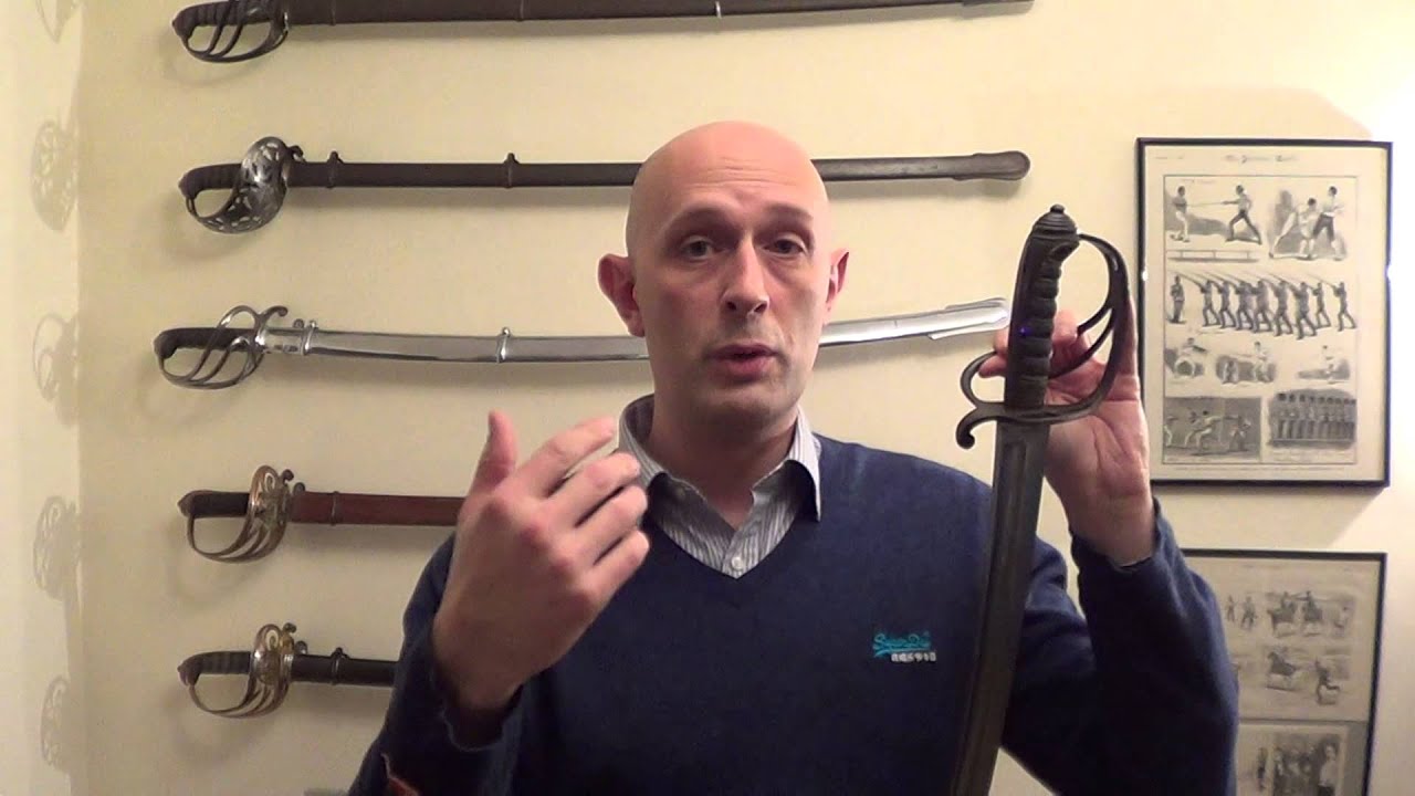 A hybrid sword design for Indian cavalry in British service - antique swords