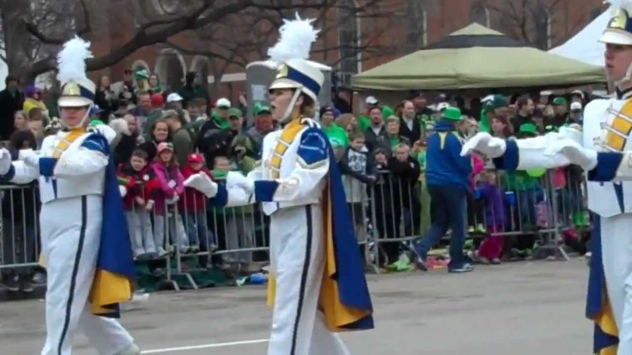 The drum majors in the parade YouTube