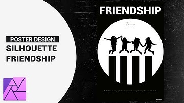 How to Create silhouette Friendship Poster - Tutorial Affinity Photo 2020