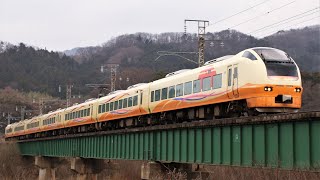 JRE653系U108編成 2010M 特急いなほ10号 新潟行き JR羽越本線 間島～村上 区間