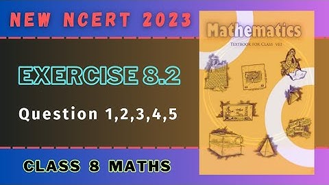 Class-8 Ex-8.2 Q1 to 5 (Algebraic Expressions and Identities) Chapter 8 | New CBSE NCERT Book 2024