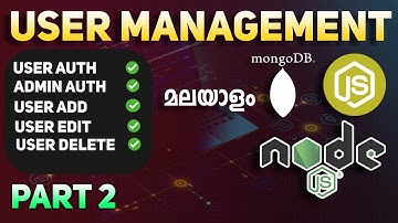 User Management System using Nodejs MongoDB | View Engine | MVC | Malayalam | Part 2 |  Route Handle