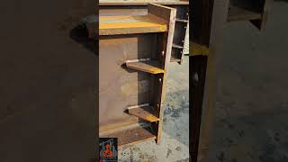 How to fix stiffener with base plate?#fabrication #mechanical#steel #steelbuildings#welding #shorts Wealth