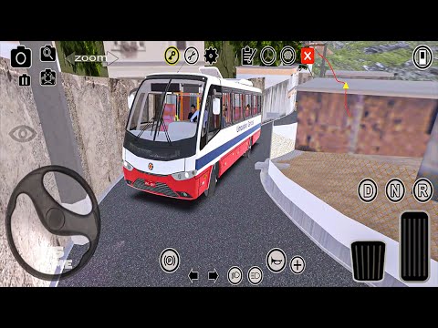 Minibus Caio Apache Driving in Tight Roads - Proton Bus Simulator 3.1 -  Gameplay 