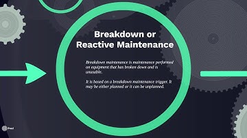 What is Breakdown or Reactive Maintenance?