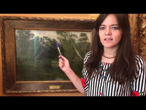 Description of Isaac Levitan's painting 'In the Park' Описание картины на английском