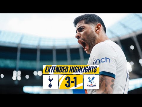 TOTTENHAM HOTSPUR 3-1 CRYSTAL PALACE // EXTENDED PREMIER LEAGUE HIGHLIGHTS