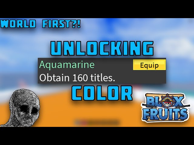 Blox Fruits how to equip titles