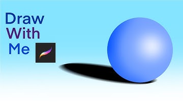 How to draw a 3D sphere in Procreate