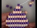 DISMINUCIONES EN LA TÉCNICA DE BRICK STITCH O PUNTADA LADRILLO