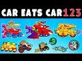 ТАНК VS Все БОССЫ Car Eats Car 1 2 3 - Сражение Танкоминатора с боссами в играх Машина Ест Машину