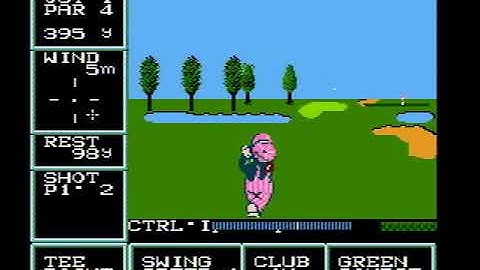 Golf U S  Course - Nintendo Famicom - Archive Gameplay 🎮