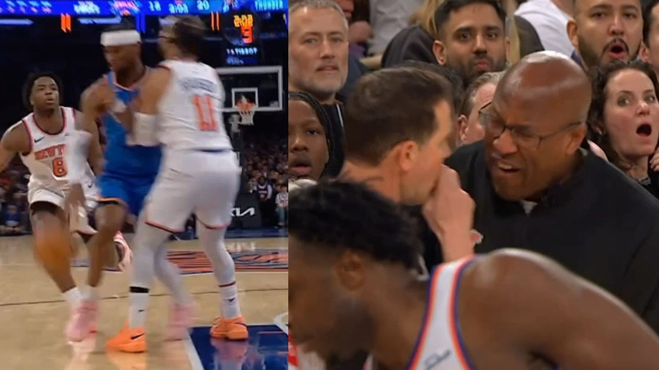 Mike Brown gets heated in refs face after SGA wasn't called for 3rd foul in 1st qtr 😳